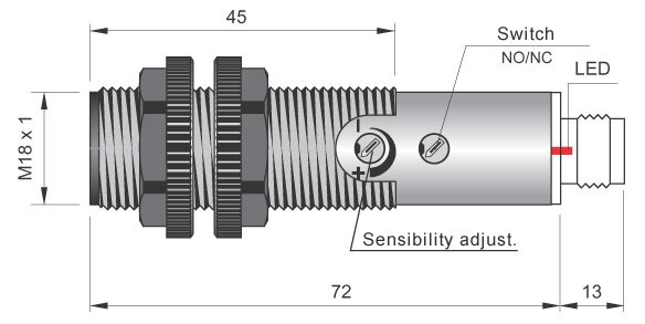 Aeco FT18AR FT18/AR 20-250VAC FOTOCELLULA