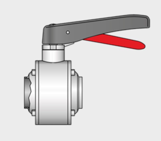 Kieselmann 4025 S-S   Straight-way Ball Valve