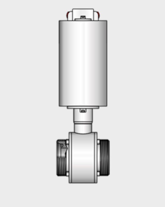 Kieselmann 4121 G-G Straight-way Ball Valve