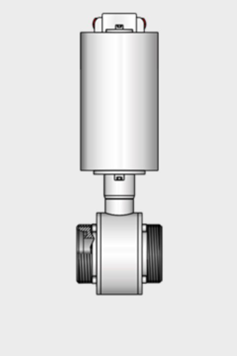 Kieselmann 4121 G-S Straight-way Ball Valve