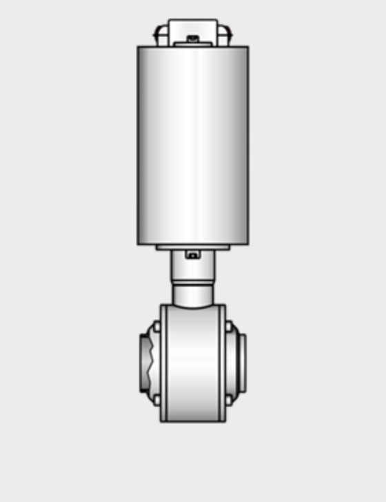 Kieselmann 4125 S-S   Straight-way Ball Valve