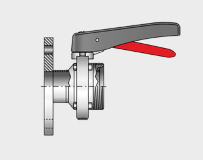 Kieselmann 4307 PN10-G   Butterfly Valve