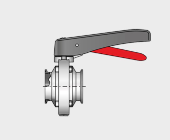 Kieselmann 4346 Cl-Cl Butterfly Valve