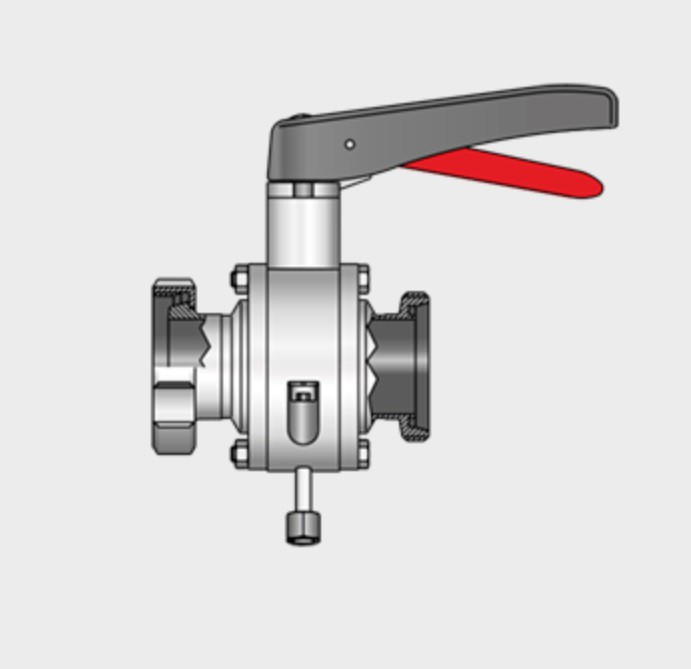 Kieselmann 4370 K/M-G Leakage Butterfly Valve