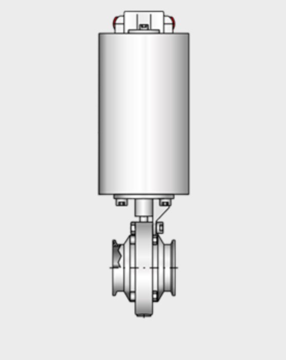 Kieselmann 4446 Cl-Cl Butterfly Valve