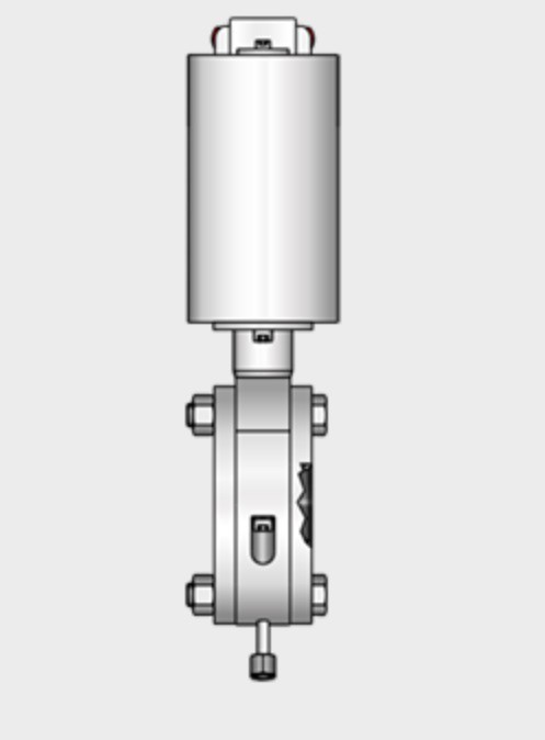 Kieselmann 4866 S-S Leakage Butterfly Valve