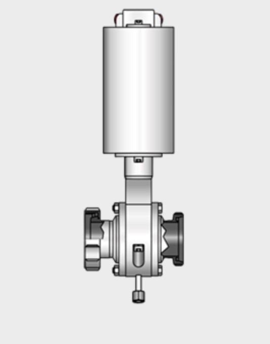 Kieselmann 4870 K/M-G Leakage Butterfly Valve