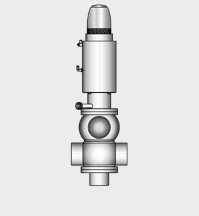 Kieselmann 5671   Double-seat Valve With Shaft Flushing